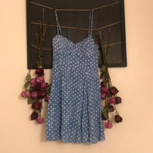 Pin up style polka dot dress